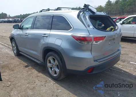 2015 Toyota Highlander Limited V6 z USA, uszkodzony, nr VIN 5TDDKRFH5FS098655